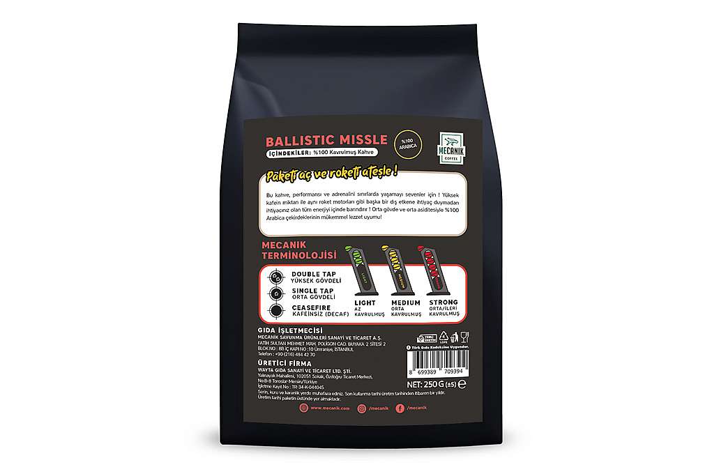 MECANIK COFFEE BALLISTIC MISSILE (FILTRE BLEND) 250g