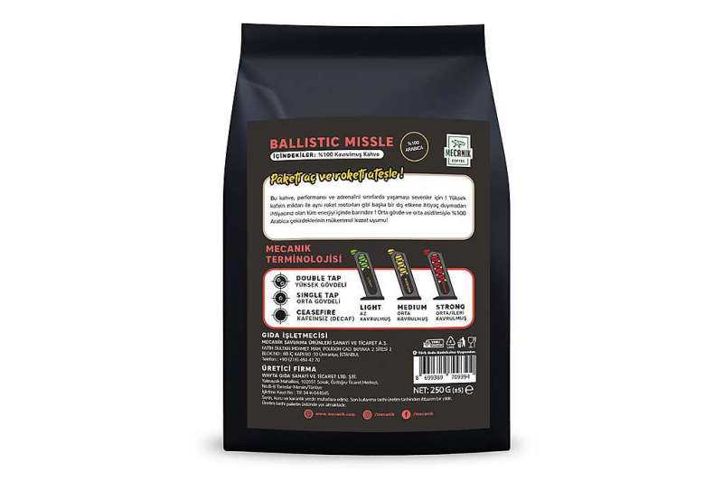 MECANIK COFFEE BALLISTIC MISSILE (FILTRE BLEND) 250g